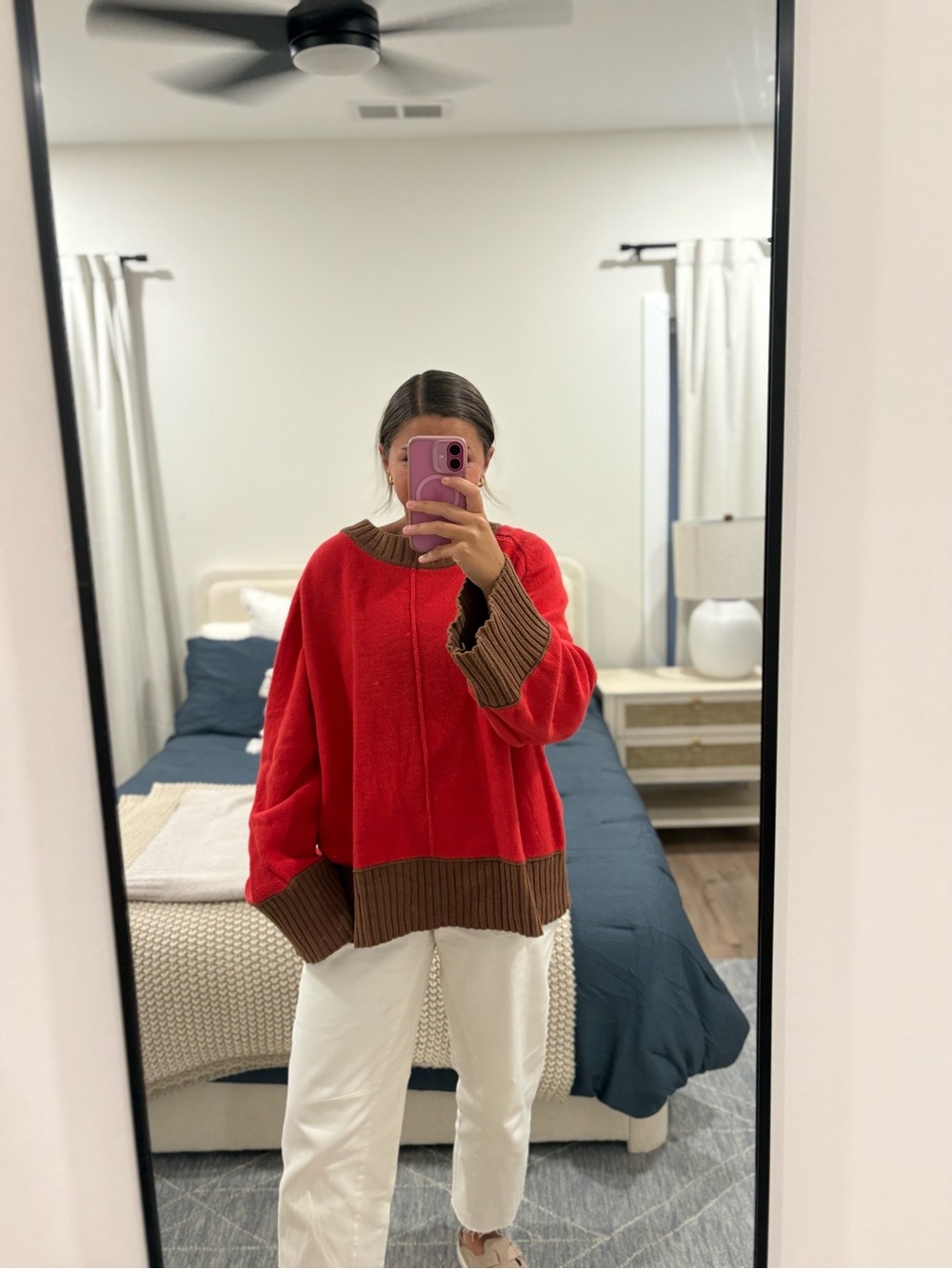 Maeve by Anthropologie The Chandler Crew-Neck Relaxed Pullover Sweater Size XL